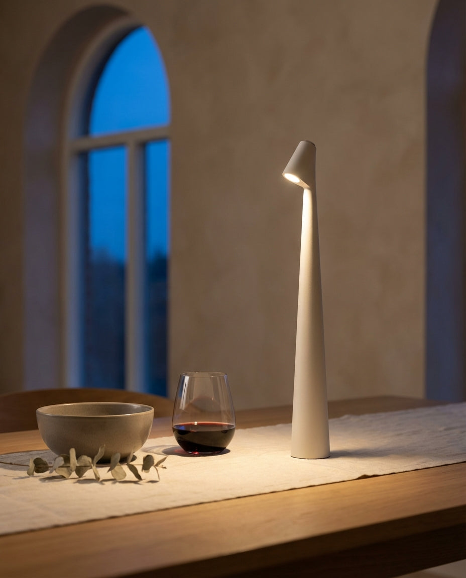 Cordless LED Table Lamp | Nordic Design | Touch Dimmer