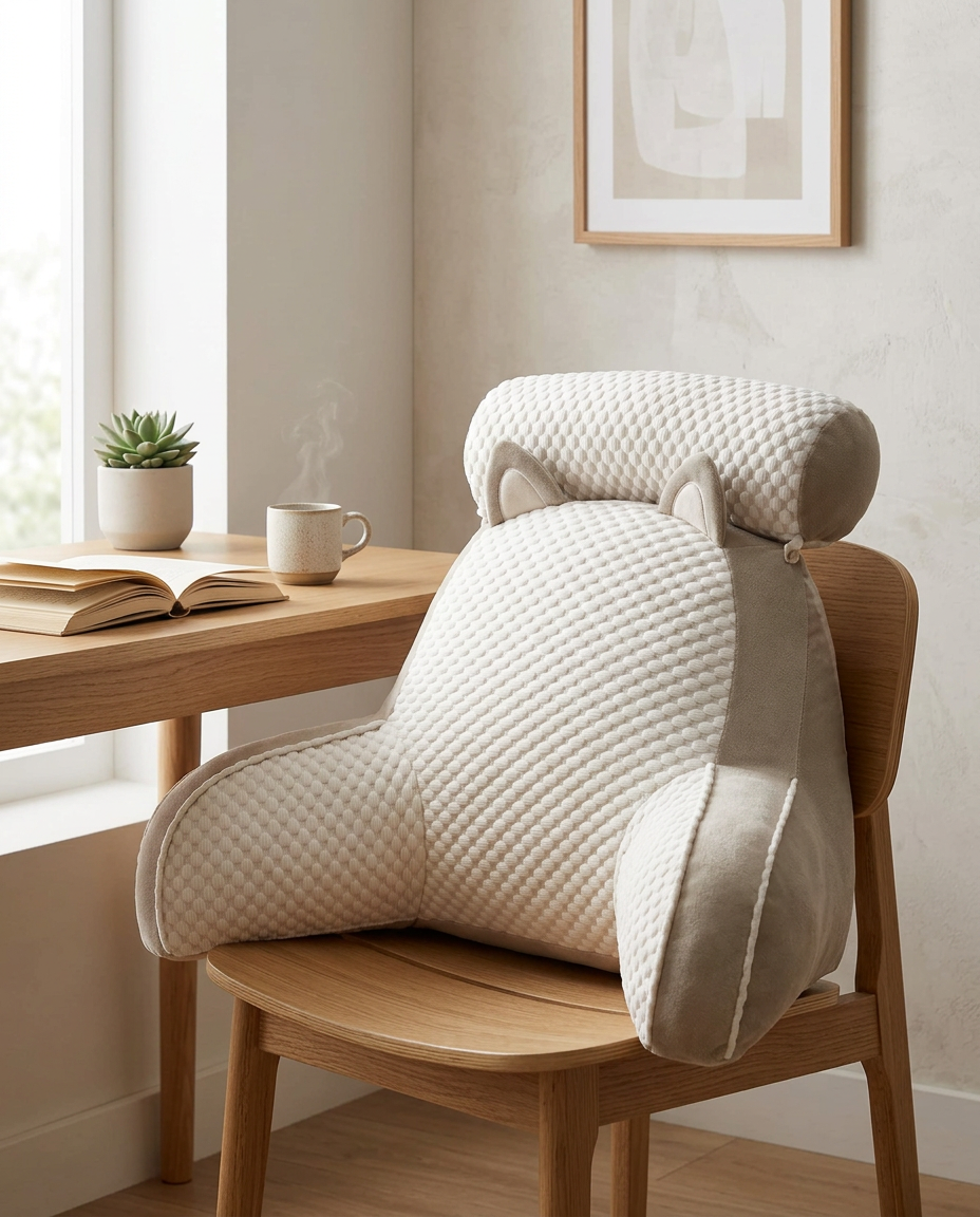 Back Support Cushion – Lumbar Pillow for Chair & Sofa