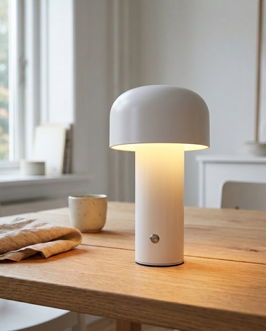 Mushroom Table Lamp | Rechargeable LED Touch Light