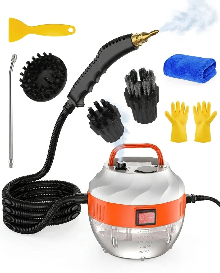 Steam Cleaner 2800W | PowerVapour Pro Home & Car Cleaner