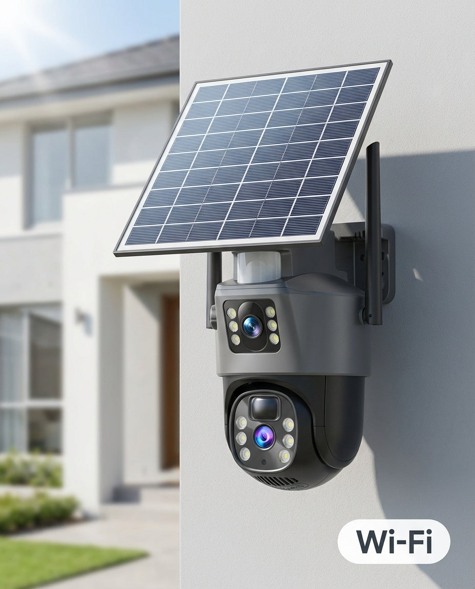 Solar Wireless Security Camera 4K | SolarVision Pro