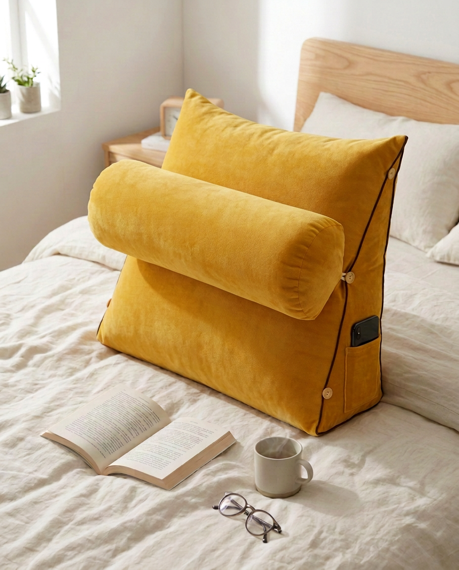Reading Wedge Pillow | Ergonomic Back Support Cushion