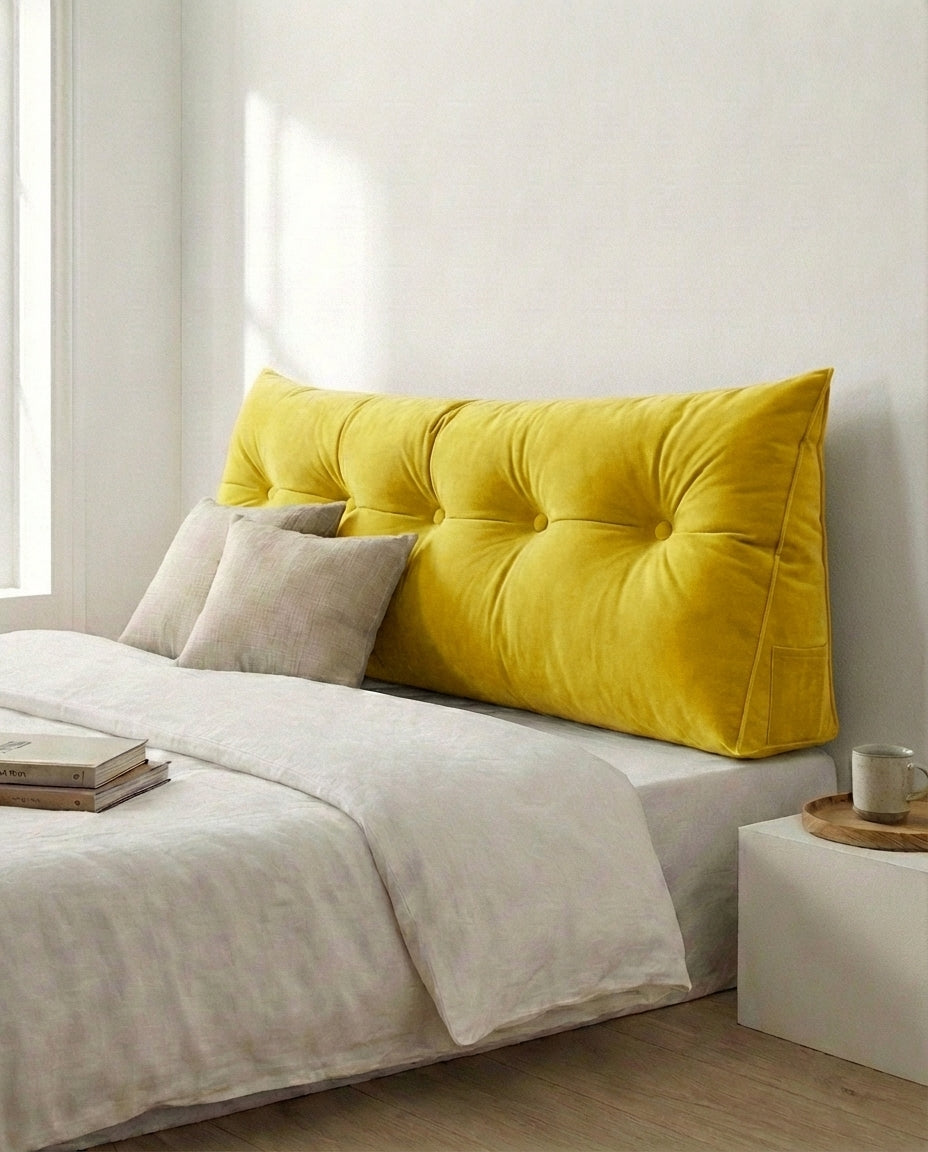 Bed Reading Pillow | Ergonomic Backrest Cushion for Sitting Up
