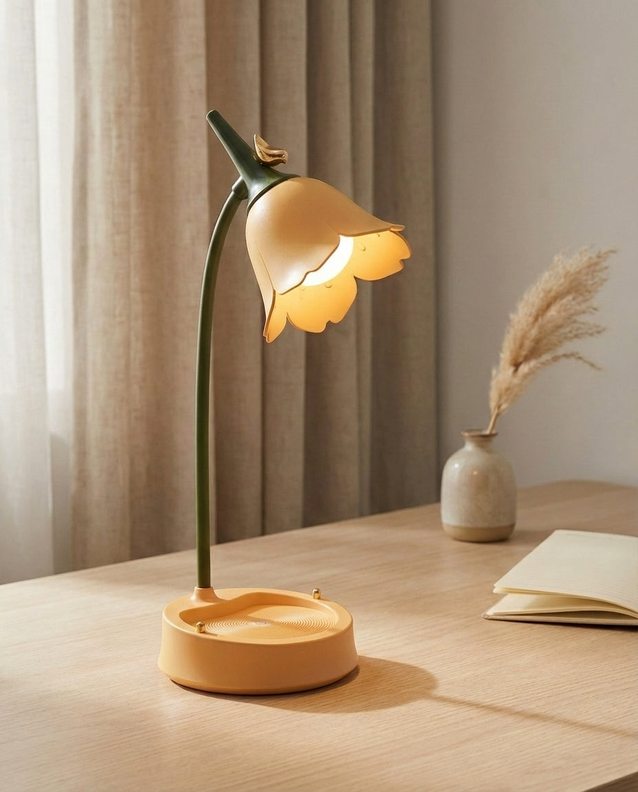 Flower Desk Lamp | Petal Night Light – Touch & Dimmable LED