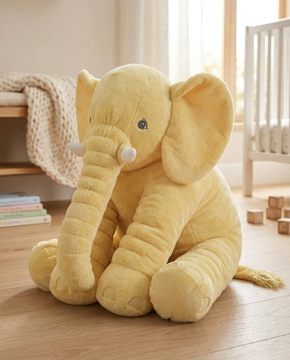 Plush Elephant Cuddle Cushion – Soft Baby Comfort Toy