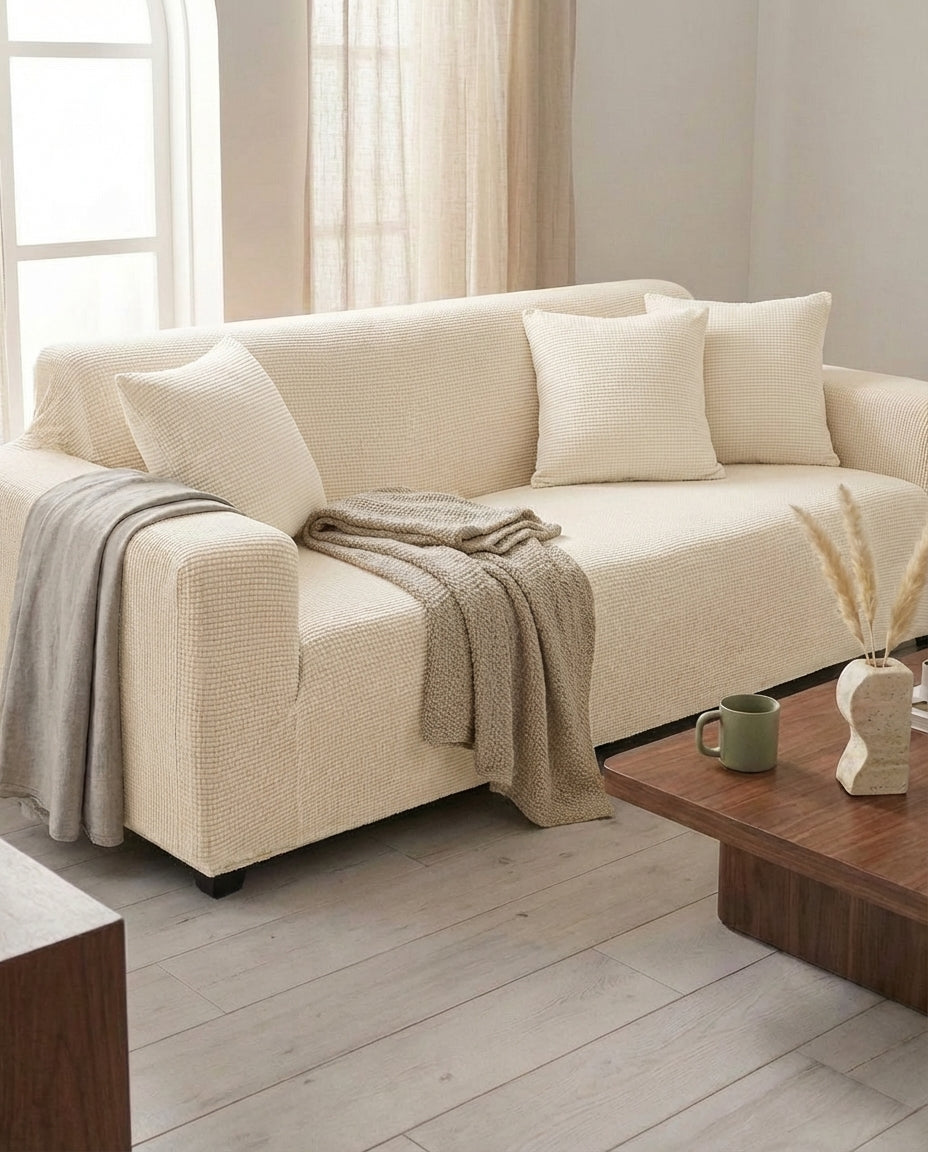 Stretch Sofa Cover | FlexFit Furniture Protector