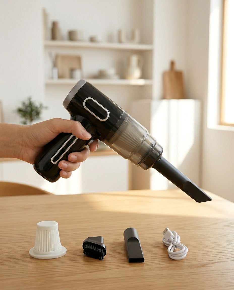Portable Handheld Car Vacuum Cleaner | Wireless Rechargeable