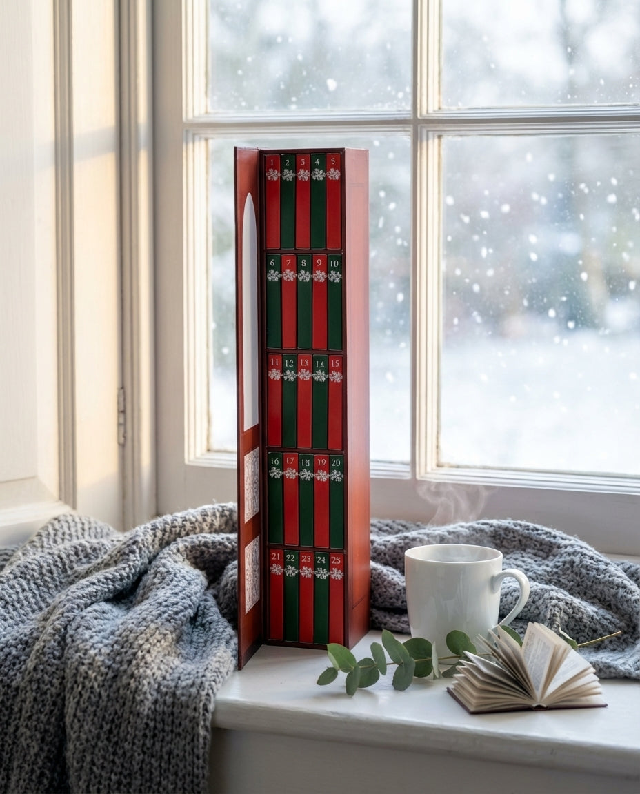 The Literary Bookshelf Countdown Calendar