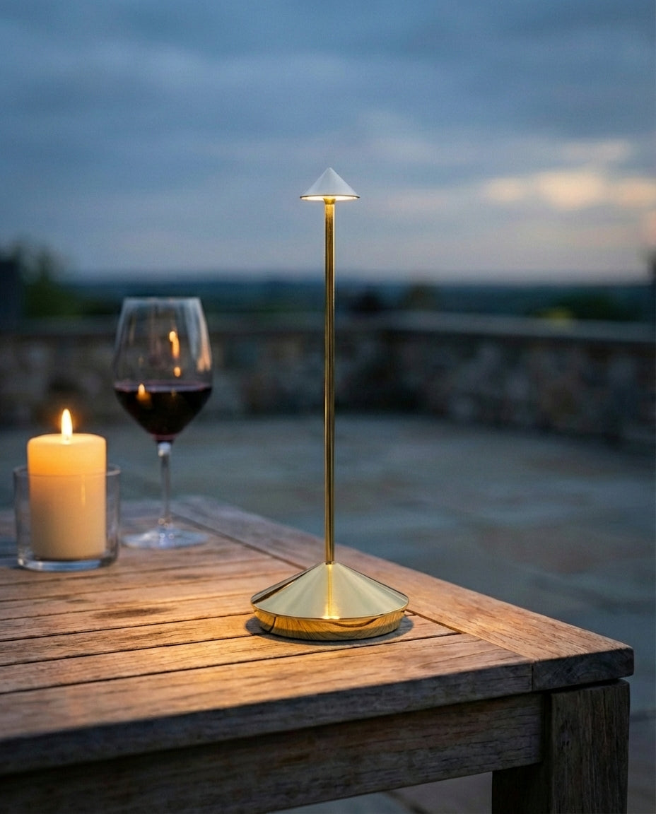 Cordless LED Table Lamp | Dimmable, Waterproof, Rechargeable