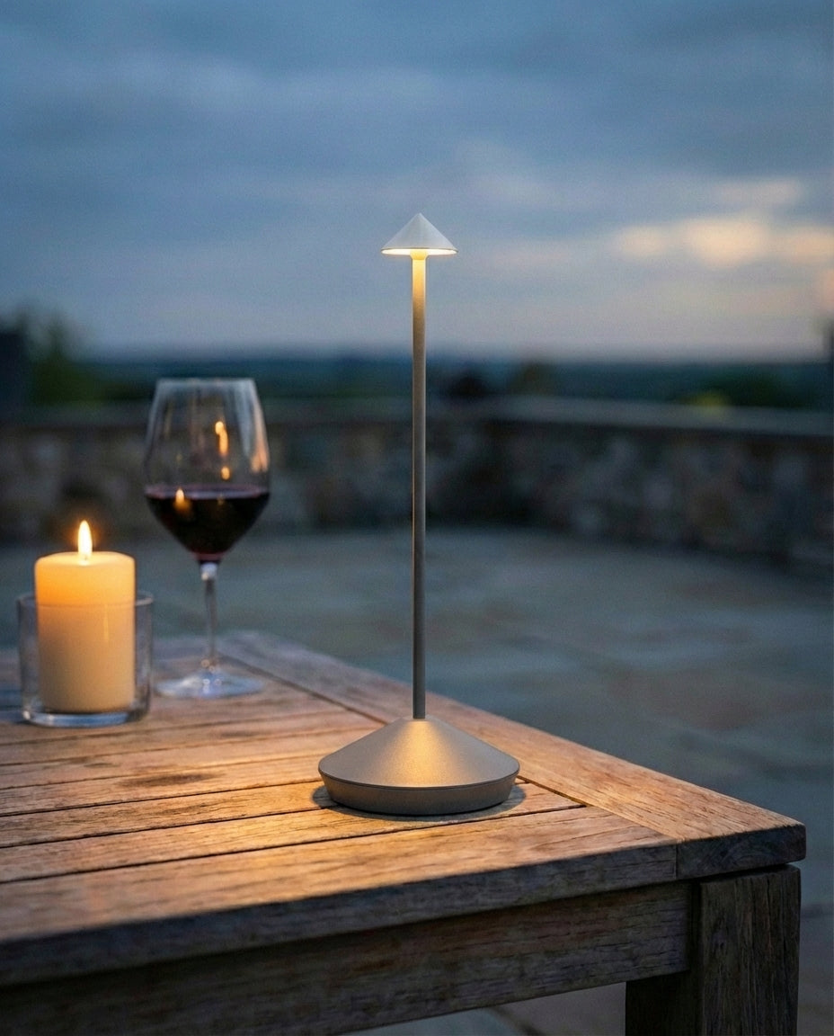 Cordless LED Table Lamp | Dimmable, Waterproof, Rechargeable