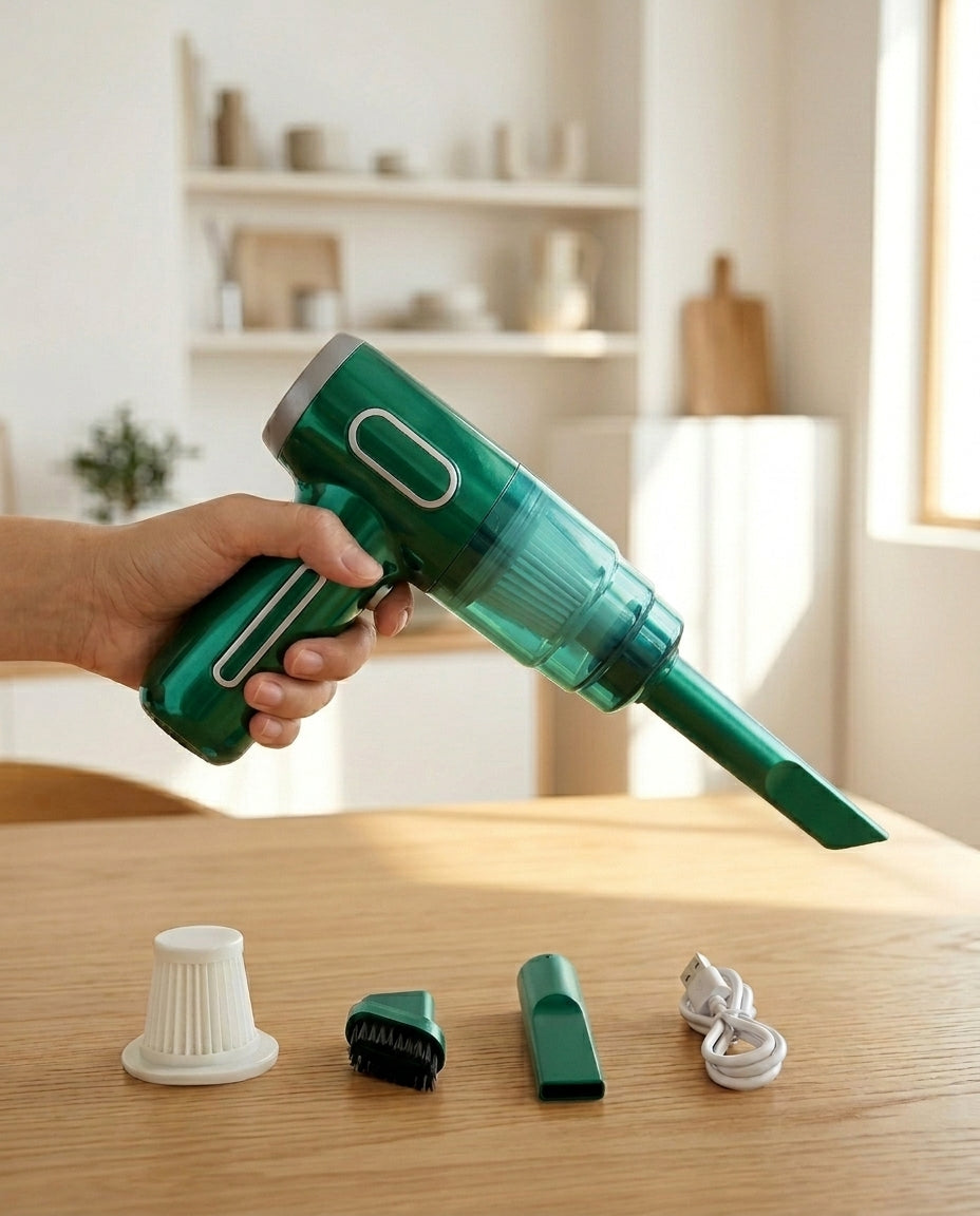 Portable Handheld Car Vacuum Cleaner | Wireless Rechargeable